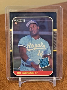 Bo Jackson RC 1987 Donruss Rated Rookie #35 Kansas City Royals - Picture 1 of 2