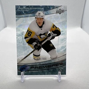 Valtteri Puustinen 2022-23 UD ICE Premieres Rookie /999 Pittsburgh Penguins - Bild 1 von 2