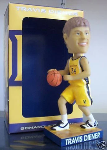 Travis Diener Marquette Golden Eagles Bobble SGA Bobblehead Cover