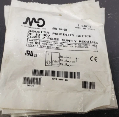 (1) New - Automation Direct AM1-AN-1H, Inductive Proximity Switch, In Sealed Bag - Image 1 of 2