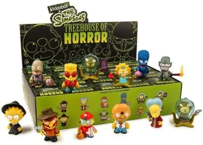 KIDROBOT SIMPSONS TREEHOUSE OF HORROR MINI 3" DISPLAY 20 PIECE NEW U.S. - Image 1 of 4
