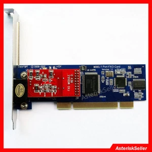 Asterisk Card x100p 1 Port FXO Card For FreePBX Freeswitch Free PBX Isabel PCI - Picture 1 of 6