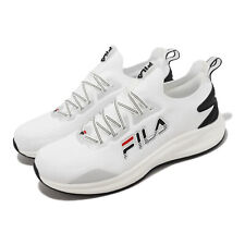 Fila Water Resistant White Black Men Casual Running Jogging Shoes Sneakers
