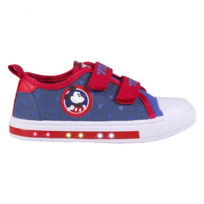 Mickey Maus Sneaker mit Blinkfunktion Sommerschuhe Disney Größen: 24 25 26 27 - Bild 1 von 4