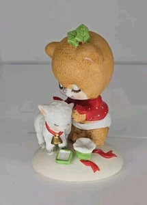 Figura de oso de oración "Navidad es amor" de George Good 1985 - Imagen 1 de 7