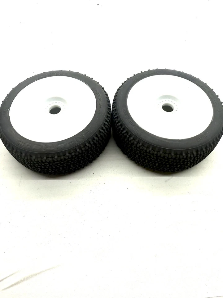 Used 1/8 Beta Enforcer 4WD Buggy Wheels & Tires (2) - Image 1 of 4