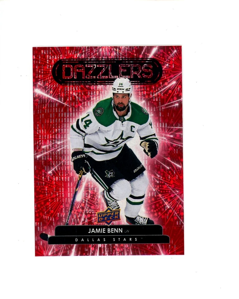 2022-23 Upper Deck Series 1 Red Dazzlers #DZ-47 Jamie Benn Dallas Stars - Image 1 of 1