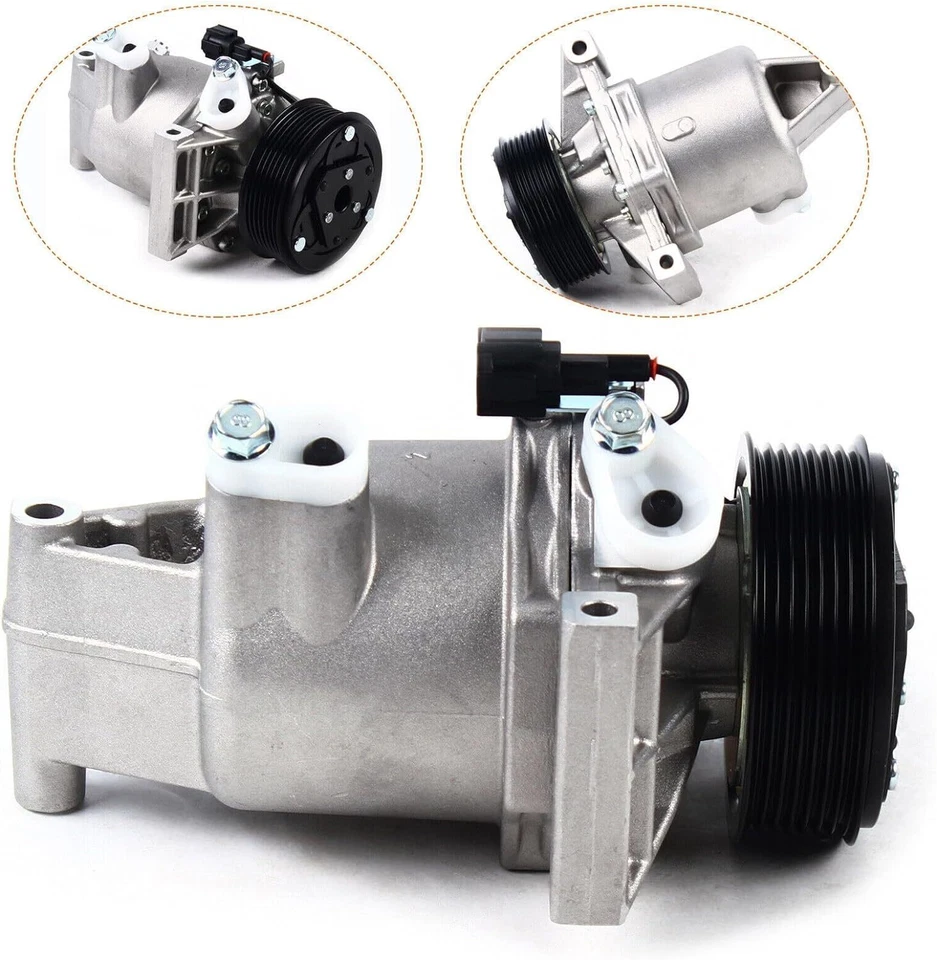 Compresor de aire acondicionado 926001HC2B para Nissan Versa 2014-2019 1,6 L 16-18 Tiida 1,6 L 1,8 L Foto 1 de 4