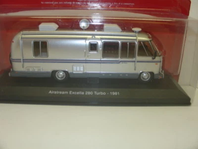 VOITURE MINIATURE 1/43  CAMPING  N°3 AIRSTREAM EXCELLA 280 TURBO NEUF +FASCICUL - Photo 1/4