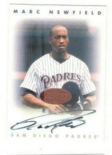 1996 Donruss Signature Series Marc Newfield Autograph Auto Card  $1 Shipping