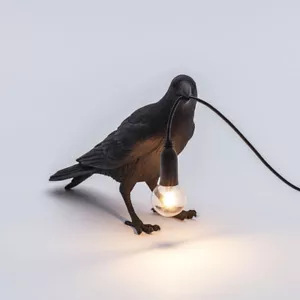 E14 Raven Lamp Crow Light Novelty Bird Desk Table Stand Lamp Home Hotel Decor AU - Picture 1 of 7