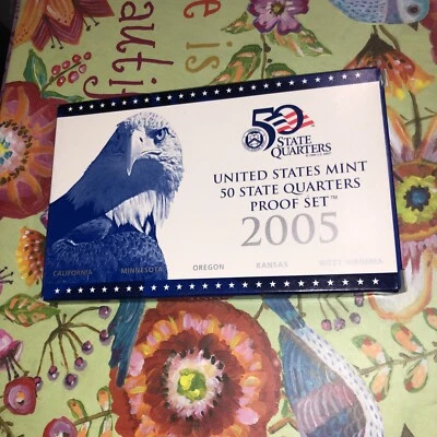 2003 United States Mint 50 State Quarters Mint Proof Set™ W/ BOX & COA - Image 1 of 4