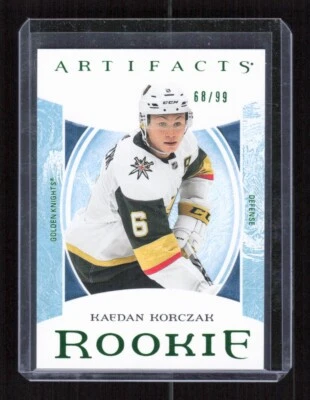 2022-23 UD Artifacts Hockey #197 Kaedan Korczak RC #'d /99 - Image 1 of 2