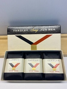 🧼VINTAGE Set of 3 Yardley Black Label Soap 97g each bar🧼 - Picture 1 of 4