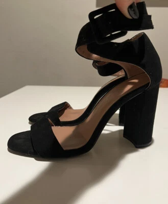 Tacones negros Top Shop talla 8,5 Foto 1 de 4