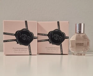 SET OF 2 x 7ml VIKTOR & ROLF FLOWERBOMB L'EAU DE PARFUM MINI DAB-ON FRAGRANCES - Picture 1 of 2