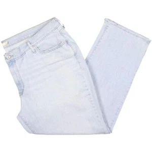 Levi Strauss & Co. Womens Blue Stretch Straight Leg Jeans Plus 24W BHFO 3971 - Picture 1 of 2