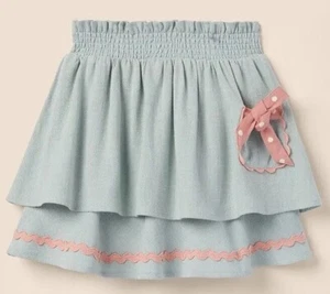 Matilda Jane Girls Heart to Heart Around the globe Pull On Skirt Size 4 - Picture 1 of 3