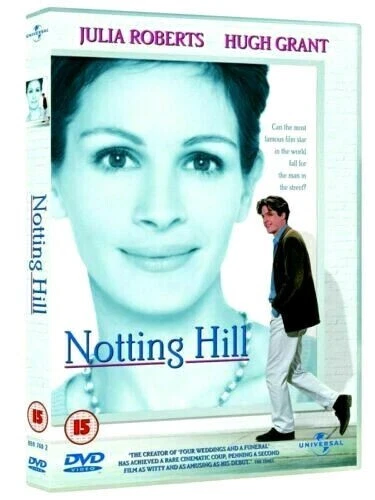 NOTTING HILL JULIA ROBERTS HUGH GRANT UNIVERSAL UK DVD NEW - Image 1 of 1