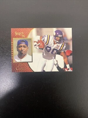 1996 Select Football Card #103 Cris Carter - Image 1 of 2