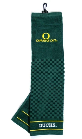 Oregon Ducks 16"x22" Embroidered Golf Towel [NEW] NCAA Golfing Cotton Cover