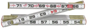 LUFKIN 966N WOODEN RED END TWO WAY READ 5/8"X6' FOLDING RULE BRAND NEW FAST SHIP - Picture 1 of 1
