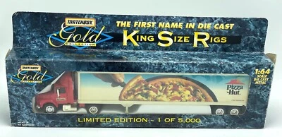 Matchbox Gold Collection King Size Rigs Pizza Hut 1996 1:64 Scale 1 of 5,000 - Image 1 of 4