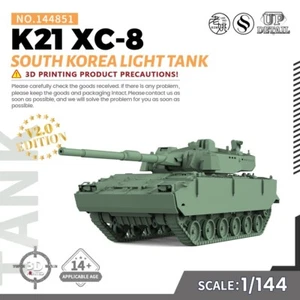 SS144851 V2.0 1/144 Kit Modelo Militar Corea del Sur Tanque Ligero K21 XC-8 IMPRESIÓN 3D - Imagen 1 de 5