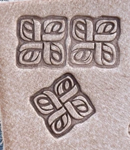 Sergey Neskromniy Leather Tools - Geometric Border Stamp 3/8" x 3/8" - #2 - Picture 1 of 3