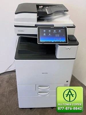Ricoh Aficio MP C3504 Laser Color Printer Copier Scan Duplex 35PPM A3 MFP C3004 - Image 1 of 4
