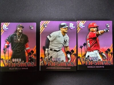 2024 Topps Big League Good Vibrations Insert  you pick Elly + - Image 1 of 4