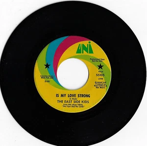 EAST SIDE KIDS is my love strong U.S. UNI 45rpm 55105_1969 PROMO - Picture 1 of 1