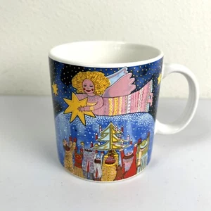 Tazza caffè Kiki Suarez ti porto la stella dell'angelo pesca 1988 vintage Giappone - Foto 1 di 7