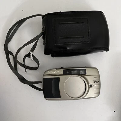 Minolta Riva Zoom 125EX 35mm Film Camera *for parts or repair* - Image 1 of 4