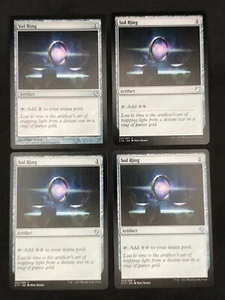 MTG - x4 Playset Sol Ring - Commander Mixed Sets - Magic the Gathering Card LP - Picture 1 of 2