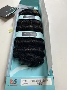 IndiRemi® Virgin Remi tejido de cabello ALMA WAVE_TEJIDO_14""_#P1B/27 - Imagen 1 de 3