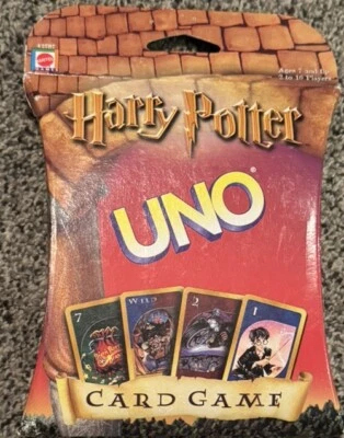 Mattel Harry Potter UNO Card Game Mattel 2000 Great Shape - Image 1 of 2