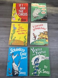 Vintage Dr. Seuss Books Lot of 6 Book Club Edition - Picture 1 of 24
