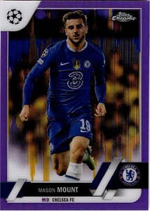 2022 Topps Chrome UCC 19 Mason Mount Purple & Gold Seismic Refractor - Bild 1 von 2