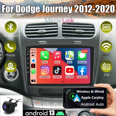 Android 13 Car Stereo Radio Apple Carplay GPS Navi For Dodge Journey 2012-2020 - Image 1 of 4