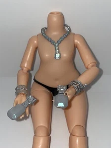 Rainbow High Holiday Roxie Grand Doll Outfit Silver Necklace Bracelets Earrings - Picture 1 of 4
