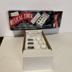 Mr. Christmas Timer Musicale 3 Uscite con Tempi Variabili Vintage 1993 NUOVO - Foto 1 di 6