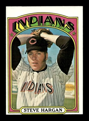 1972 Topps #615 Steve Hargan Indians NEAR MINT *o5 - Image 1 of 2