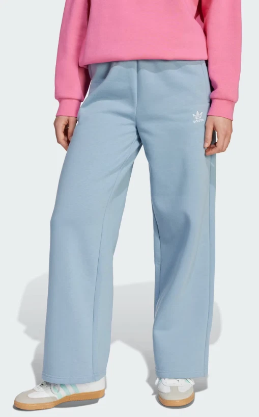 Pantalones Adidas Niñas Originales Suave Polar Sueltos Pierna Ancha Talla XL Foto 1 de 4