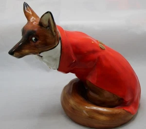 ROYAL DOULTON FUCHS IM JAGDKLEID HN100 von CHARLES NOKE AUSGEGEBEN 1913-1942. - Bild 1 von 13