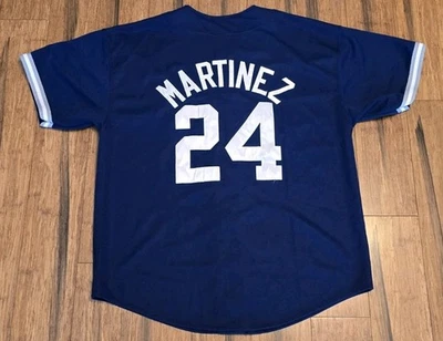 Camiseta De Colección New York Yankees #24 Tino Martínez Starter Abotonada Talla XL MLB Foto 1 de 4