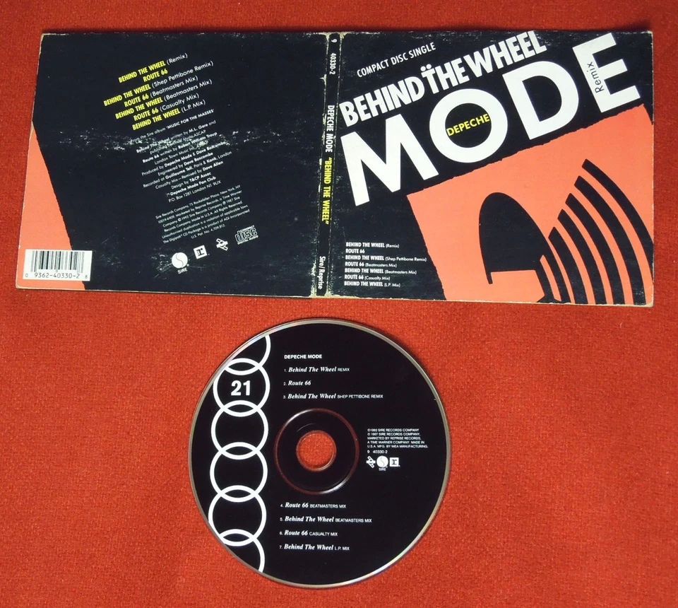 DEPECHE MODE Behind The Wheel Remix +6 1992 USA Maxi CD rare oop DIGIPACK MCD - Bild 1 von 1