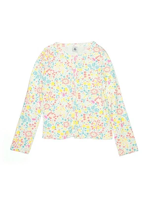 Cárdigan blanco Petit Bateau para niñas 8 Foto 1 de 2