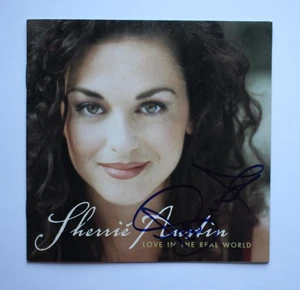 Autographed Hand Signed Sherrie Austin CD Booklet " Love In The Real World" - Bild 1 von 2
