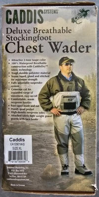 Caddis Deluxe Transpirable Medias Pecho Vadeadores CA12901W8 Para hombres XL 2 Tonos  Foto 1 de 4